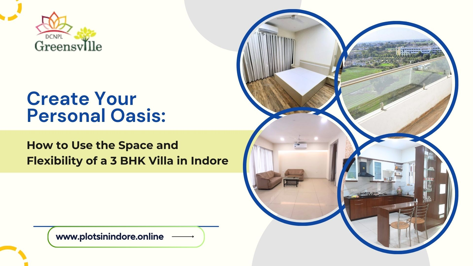 Create Your Personal Oasis: How to Use the Space and Flexibility of a 3 BHK Villa in Indore