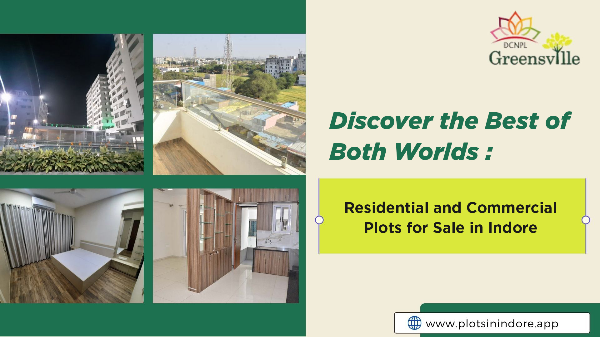 Discover the Best of Both Worlds: Residential and Commercial Plots for Sale in Indore